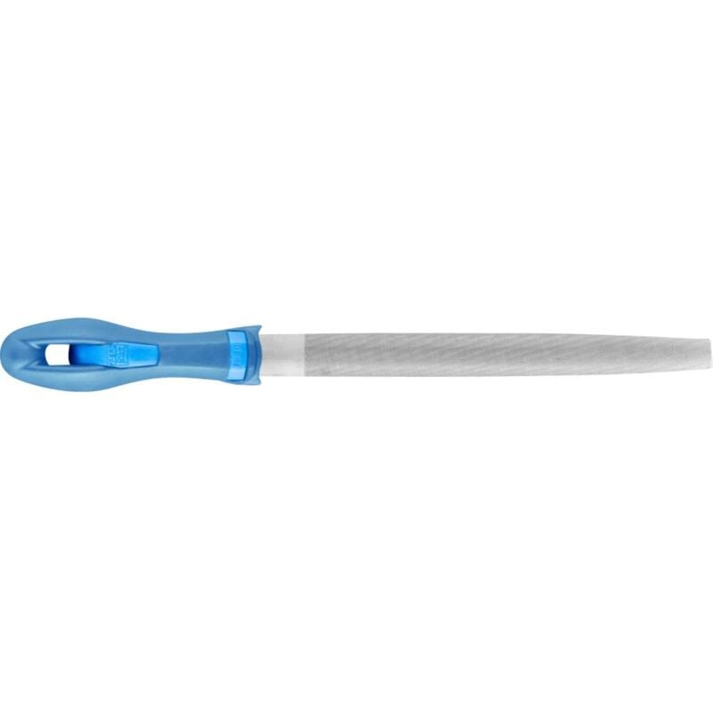 foto del prodotto pferd 11235257 lima da officina a punta semitonda 2 incl. impugnatura ergonomica lunghezza 250 mm 1 pz.