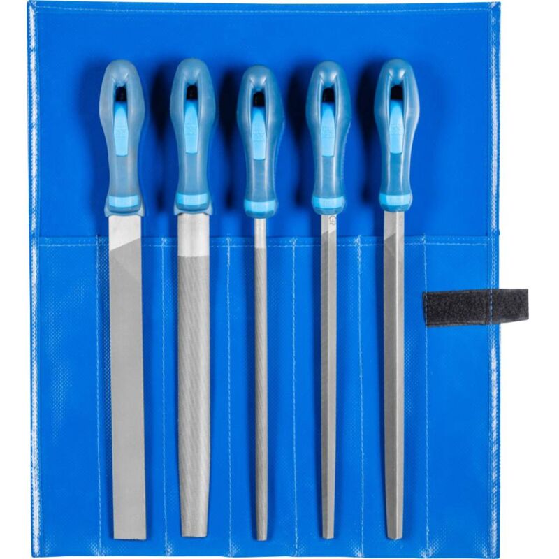 foto del prodotto pferd 11800543 kit di lime da officina hieb 3 in borsa a rullo in pvc lunghezza 250 mm 1 pz.