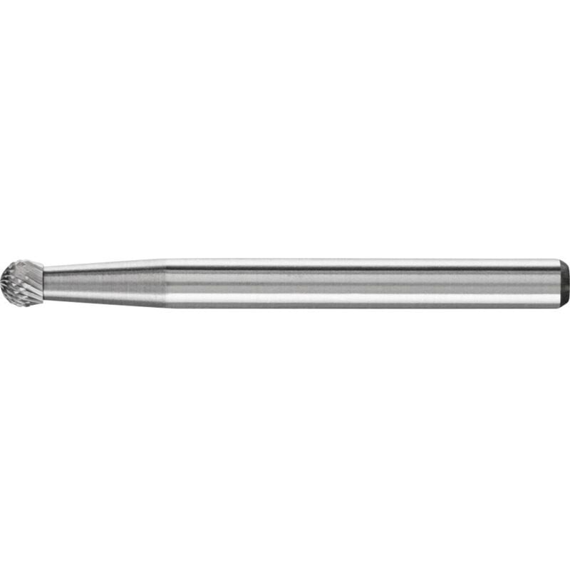 foto del prodotto pferd 21211073 punta fresatrice metallo temprato sfera 3 mm lunghezza 33 mm dimensione, 3 mm lunghezza operativa 2 mm