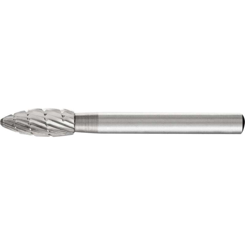 foto del prodotto pferd 22407136 punta fresatrice hss fiamma lunghezza 60 mm dimensione, 8 mm lunghezza operativa 20 mm diametro albero