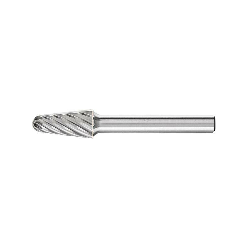 foto del prodotto pferd fresa a candela hm cono tondo 1020 inox 6mm 10x20mm