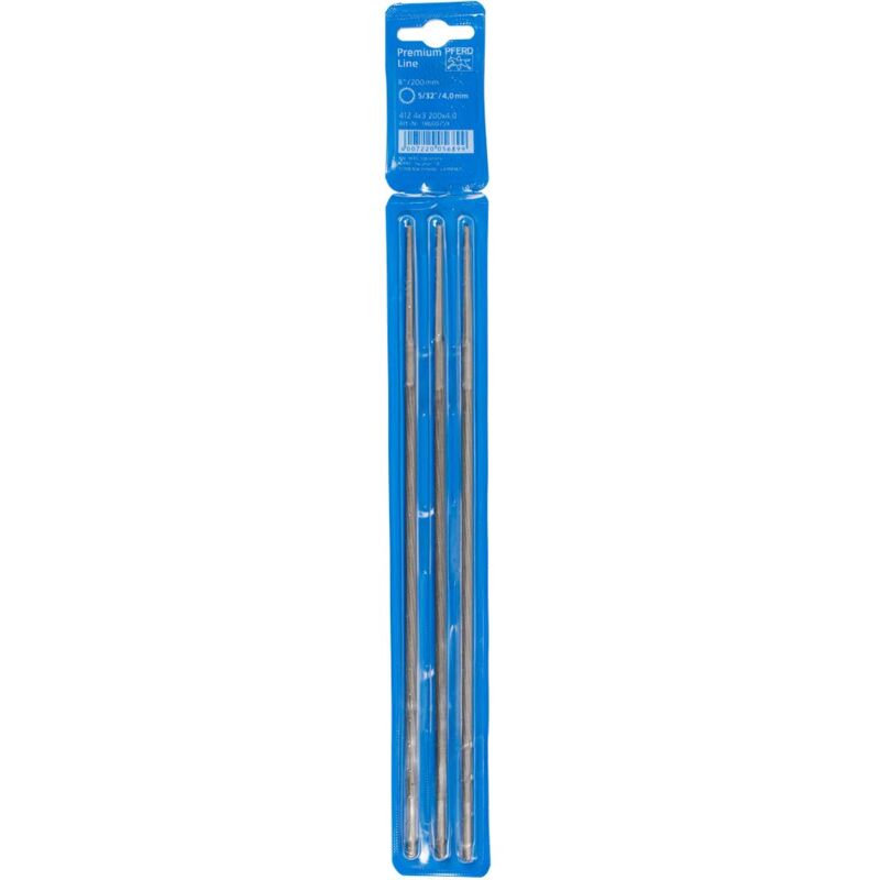 foto del prodotto pferd lima per motosega, 3 pezzi, rotonda, 200 mm x 4,0 mm, lama elicoidale, premium line, in sacchetto di plastica, 18600759 per l affilatura