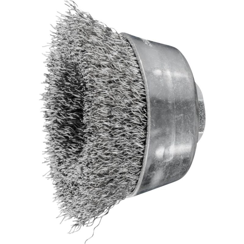 foto del prodotto pferd spazzola a tazza non zopft tbu 60 mm m14 filo in acciaio inox 0,30 per smerigliatrice angolare 43468905 1 pz.