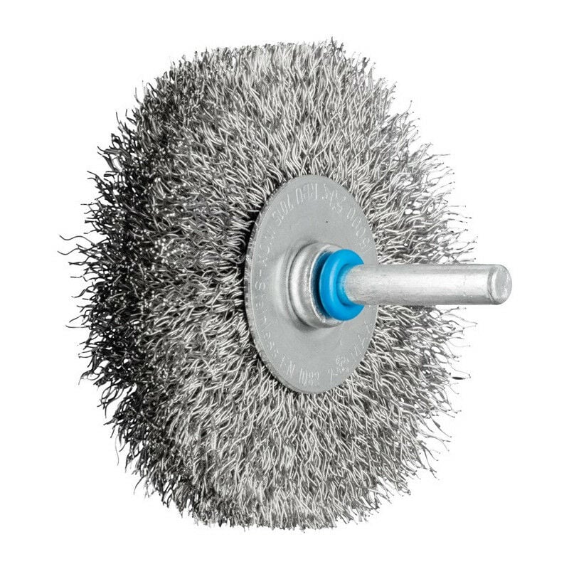 foto del prodotto pferd spazzola tonda rbu 7015 6 inox 0.30 d.70mm 6mm spessore filo 0.3mm va 15mm 15000rpm