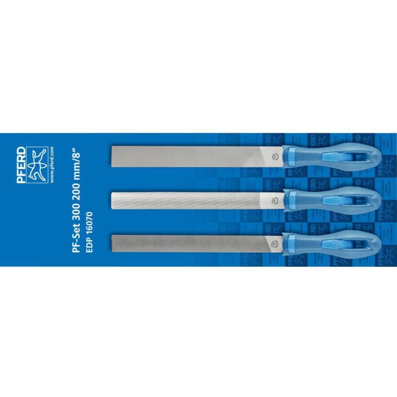 foto del prodotto pferd tools 11202300 kit di lime, incl libretto di lime, in cartone protettivo lunghezza 200 mm 1 pz.