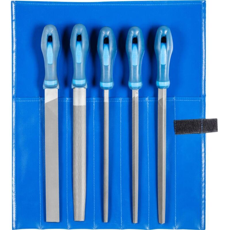 foto del prodotto pferd tools 11800542 kit di lime da officina hib 2 in borsa a rullo in pvc lunghezza 250 mm 1 pz.