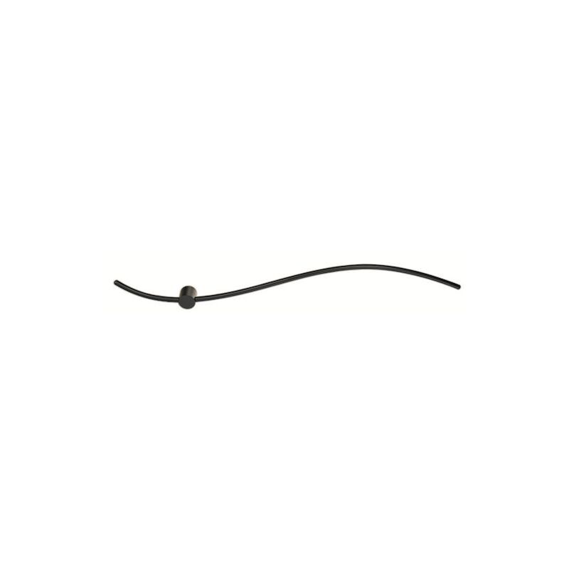 foto del prodotto phala black lampada da parete moderna a led 60 cm