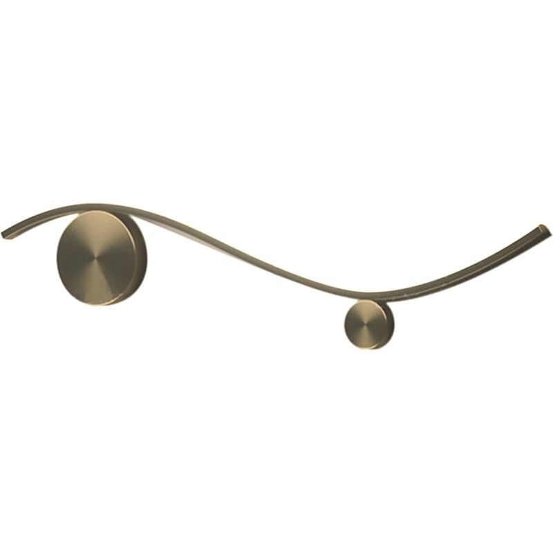foto del prodotto phala brass grande lampada da parete moderna a led 80 cm