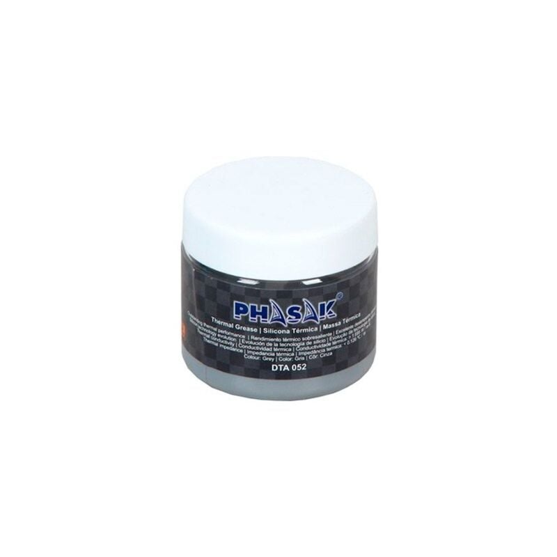 foto del prodotto phasak dta 052, contenitore di silicone termico de 50 g, dissipazione del calore de per processori e schede grafiche, conduttivit 1.695 w m k, non