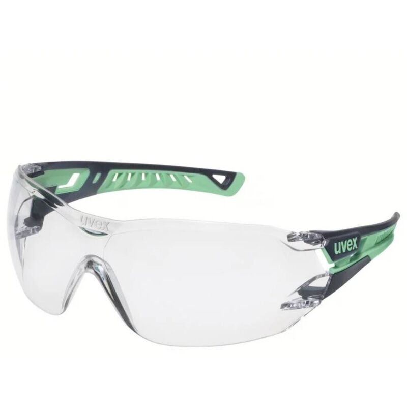 foto del prodotto pheos nxt 9128295 occhiali di protezione incl. protezione raggi uv grigio, verde en 166 2001, en 170 2002 uvex