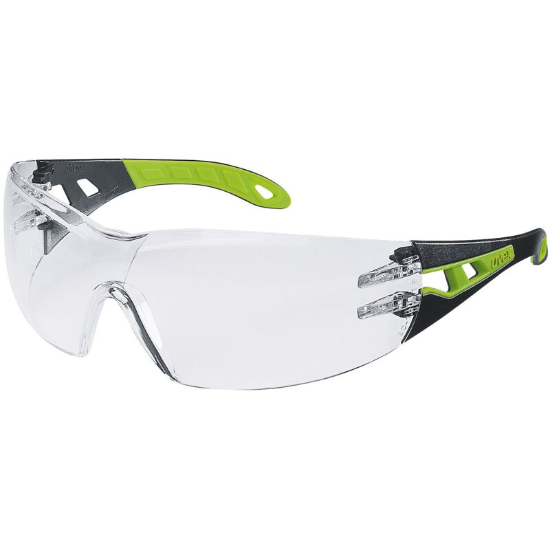 foto del prodotto pheos schutzbrille supravision excellence transparent schwarz gr n uvex