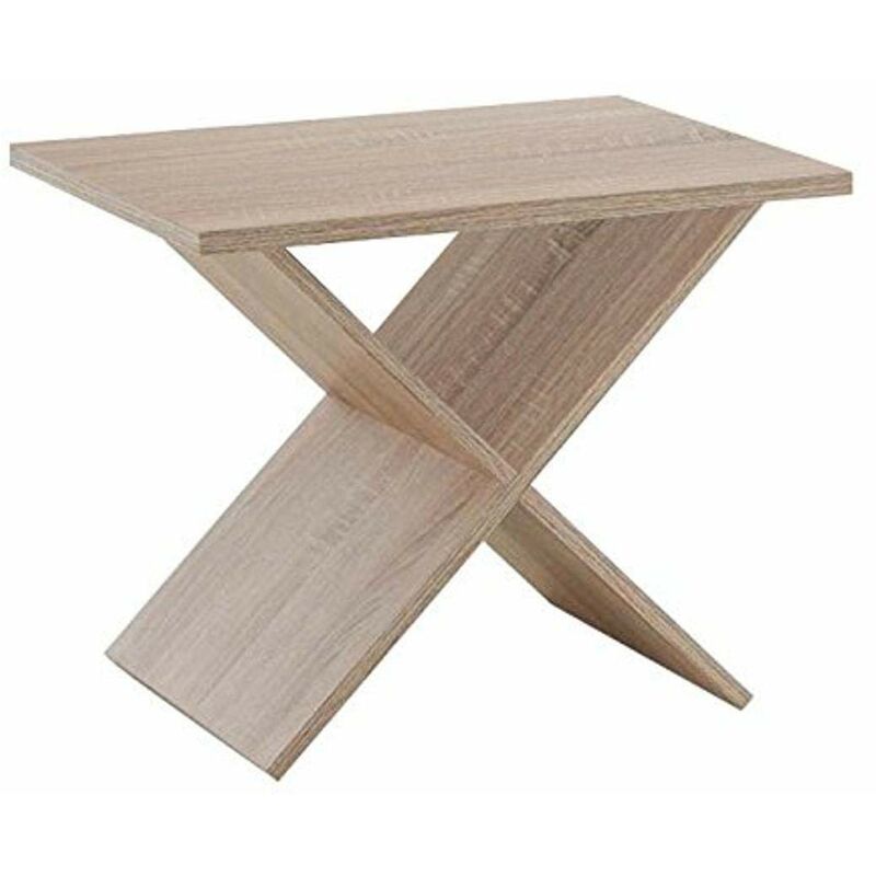 foto del prodotto phil, tavolino, marrone, 43 x 54.5 x 38.5 cm fmd