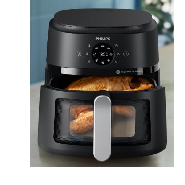 foto del prodotto philips 2000 series na231 00 airfryer 6.2 l, friggitrice ad aria 13 in 1, app ricettario