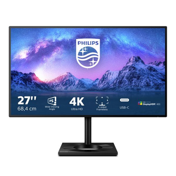 foto del prodotto philips 279c9 00 monitor pc 68,6 cm 27 3840 x 2160 pixel 4k ultra hd led nero