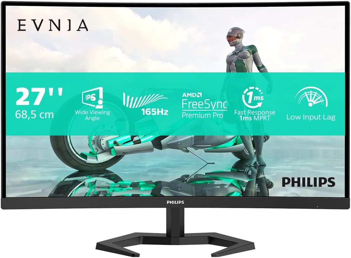 foto del prodotto philips 27m1n3200zs 00 monitor pc 68,6 cm 27 1920 x 1080 pixel full hd led nero