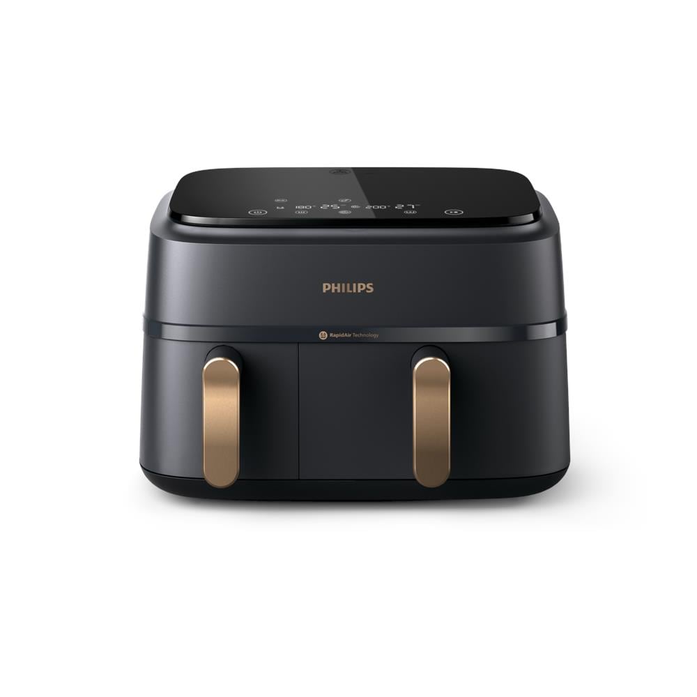 foto del prodotto philips 3000 series airfryer doppio cestello, friggitrice ad aria da 9.0l, 12 metodi di cottura, app per ricette na352 00
