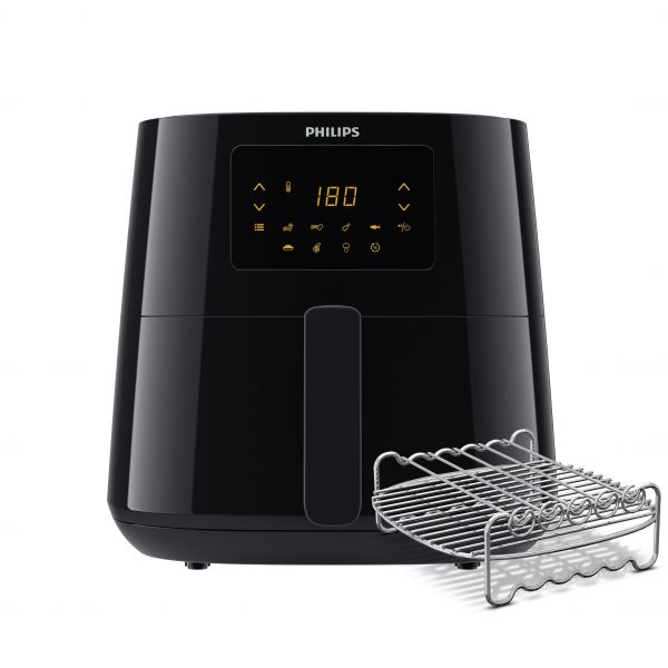 foto del prodotto philips 3000 series airfryer xl 6.2l, friggitrice ad aria 14 in 1, app per ricette, accessorio hd9270 96