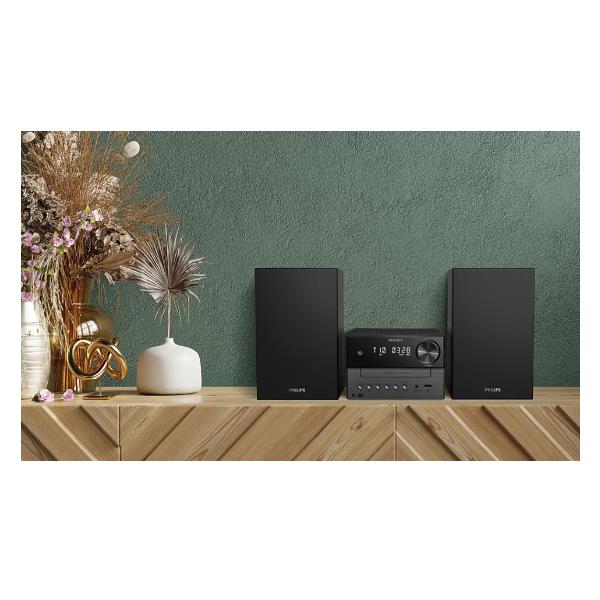 foto del prodotto philips 3000 series tam3505m2 12 set audio da casa microsistema audio per la casa 20 w nero
