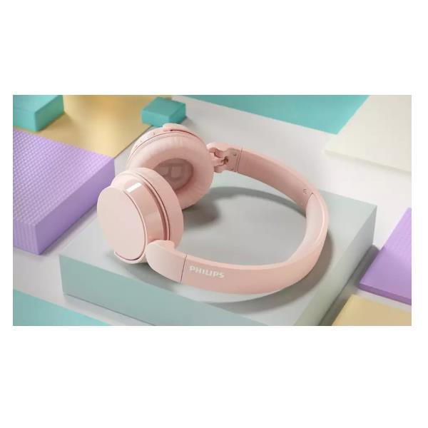 foto del prodotto philips 4000 series tah4209pk 00 cuffia e auricolare wireless a padiglione musica e chiamate bluetooth rosa