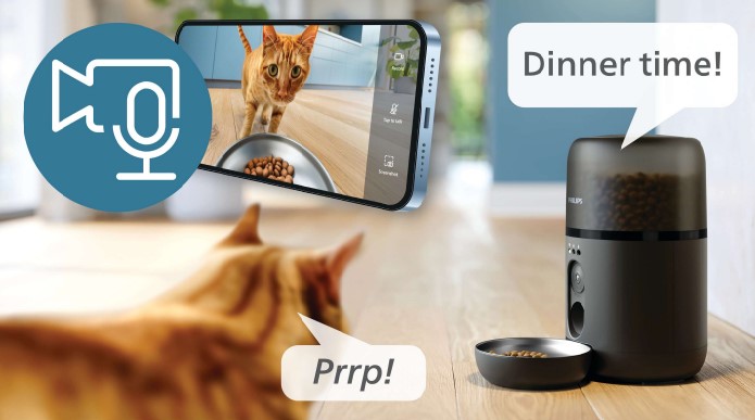 foto del prodotto philips 5000 series distributore di cibo smart con telecamera pet series paw5320 02