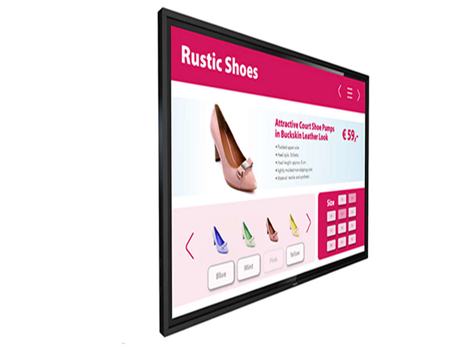 foto del prodotto philips 55bdl3452t 00 visualizzatore di messaggi pannello piatto per segnaletica digitale 139,7 cm 55 ips wi fi 400 cd m 4k ultra hd touch screen processore integrato android 8.0
