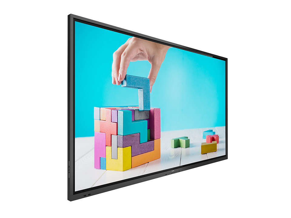 foto del prodotto philips 75bdl3052e 00 visualizzatore di messaggi 190,5 cm 75 lcd 350 cd m 4k ultra hd nero touch screen android 8.0