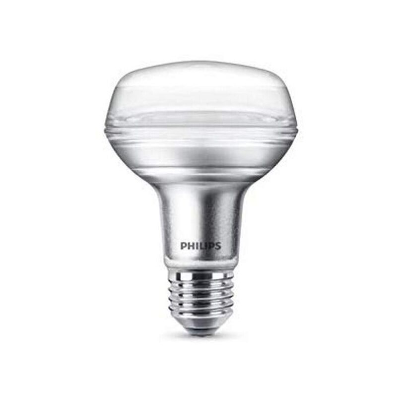 foto del prodotto philips 8l60r80b1 lampadina led riflettore r80, 60 w, e27, 2700 k non dimmerabile 4w, bianco