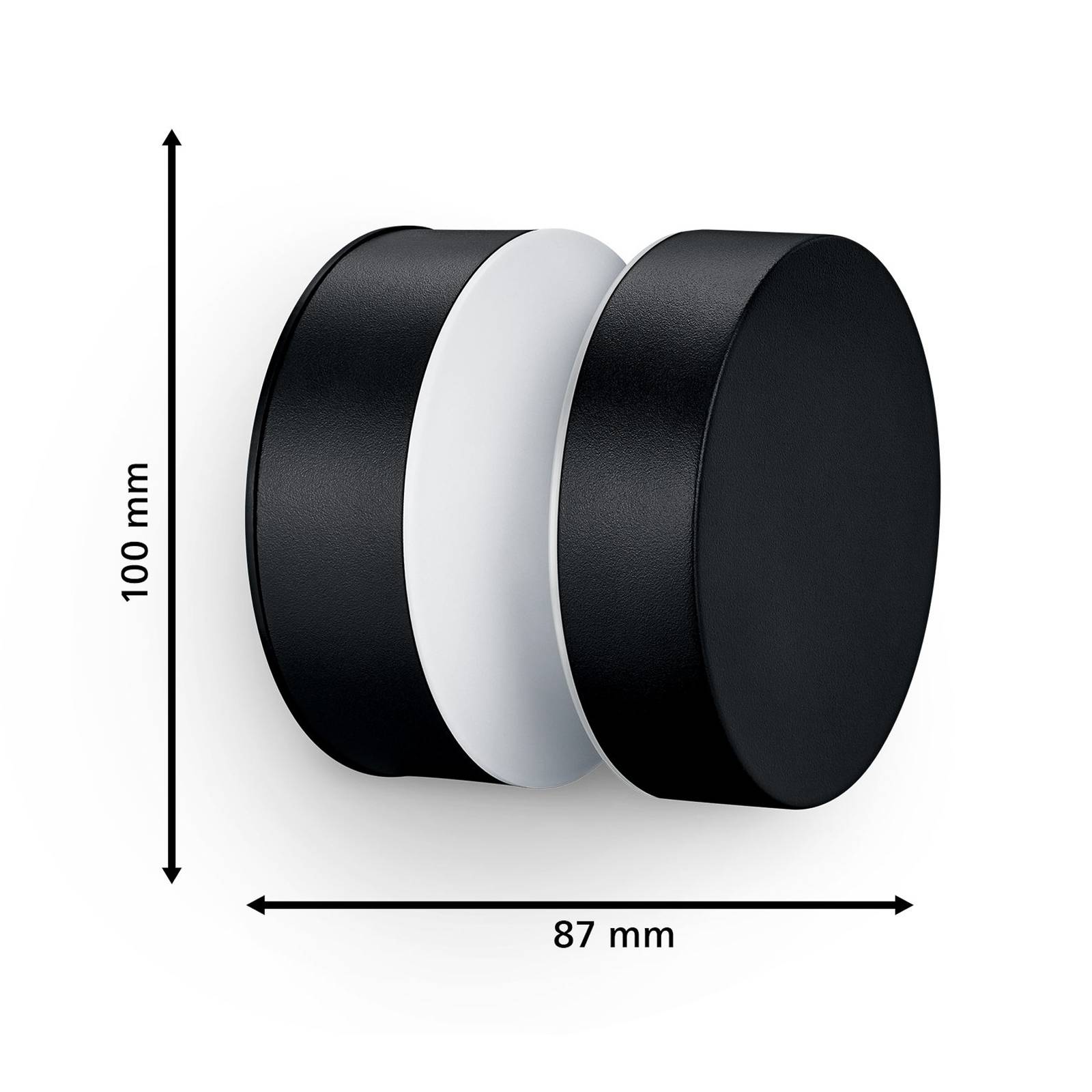 foto del prodotto philips applique da esterno a led lava, altezza 10 cm