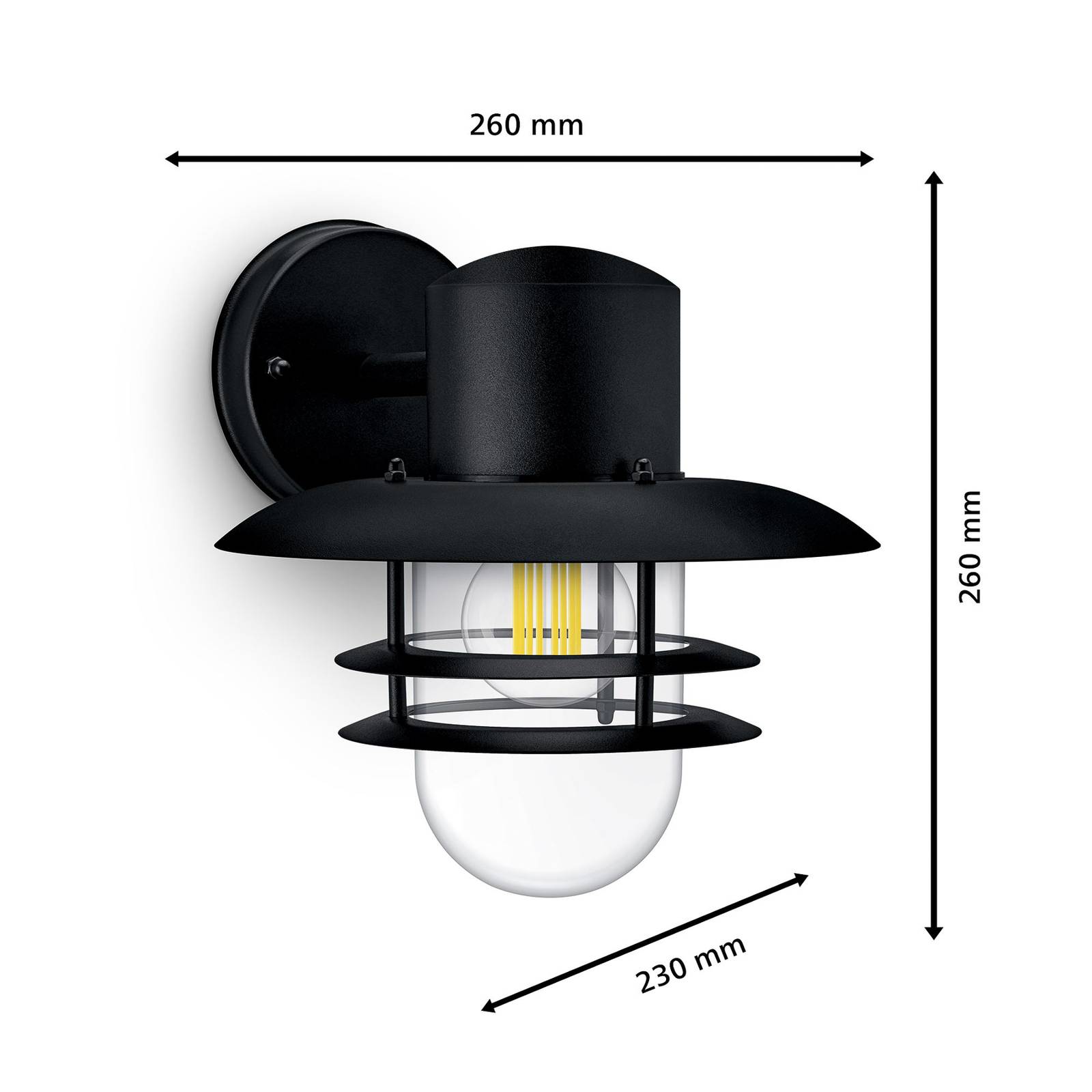 foto del prodotto philips applique da esterno inyma