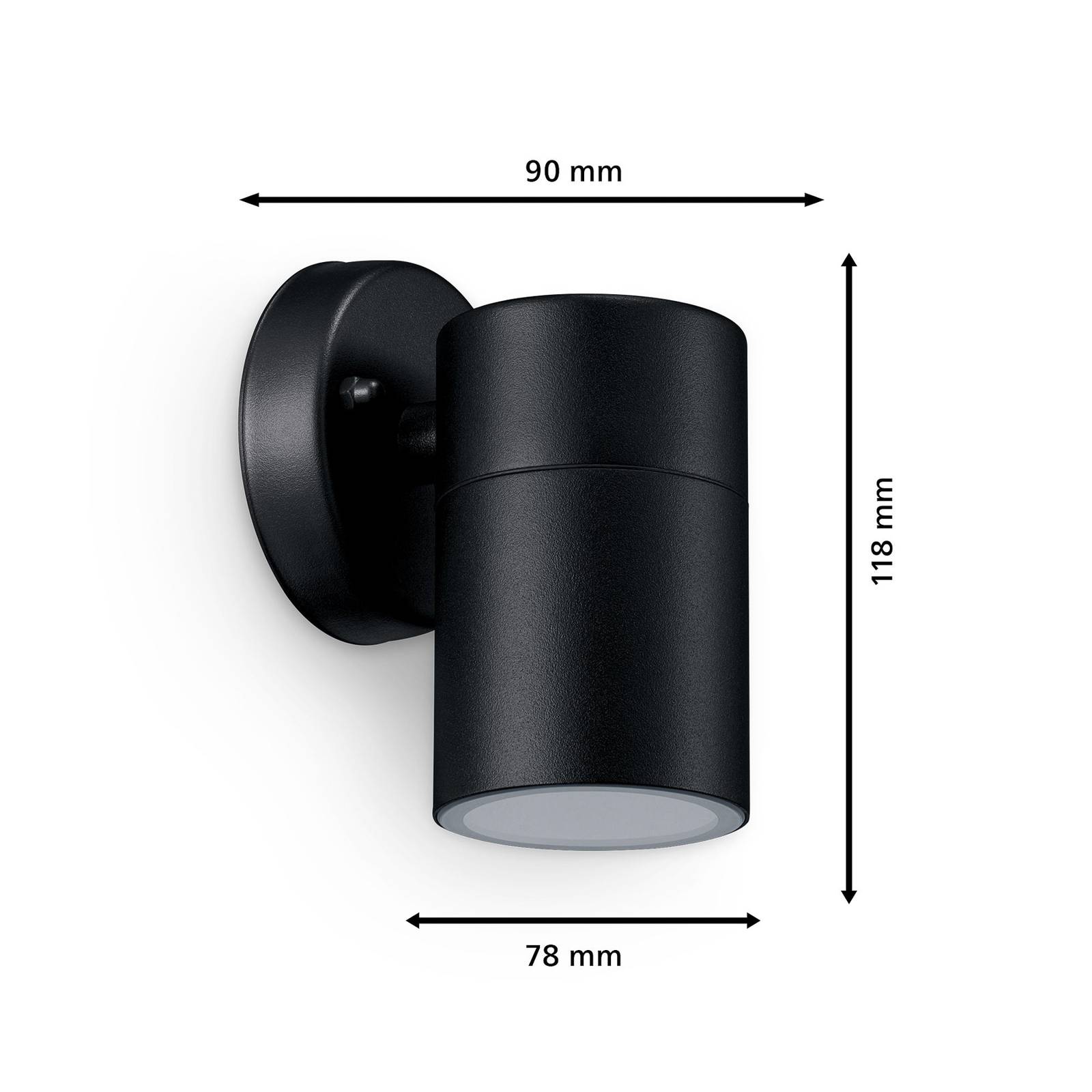 foto del prodotto philips applique da esterno kylis, a 1 luce
