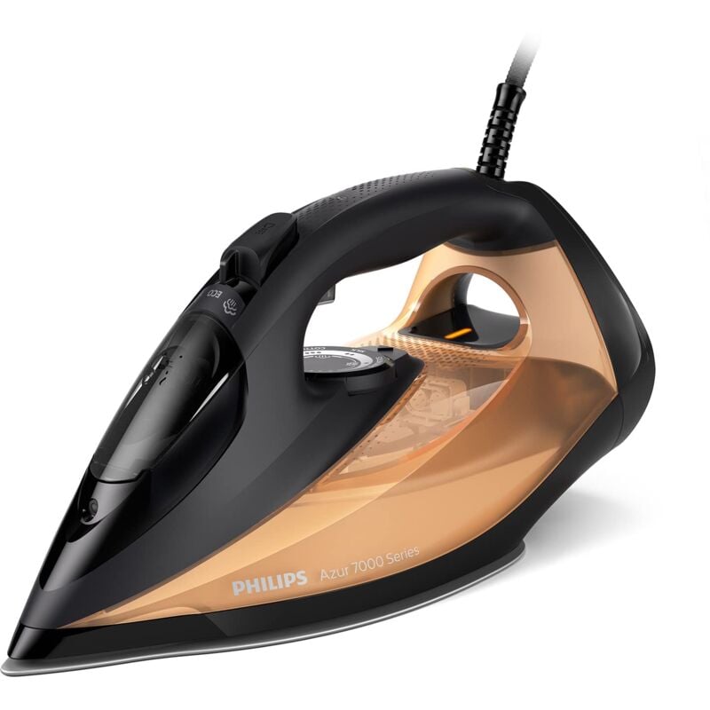 foto del prodotto philips azur serie 7000 ferro da stiro a vapore 2800 w, vapore continuo 50g min, colpo vapore da 250 g, vapore verticale, piastra steamglide