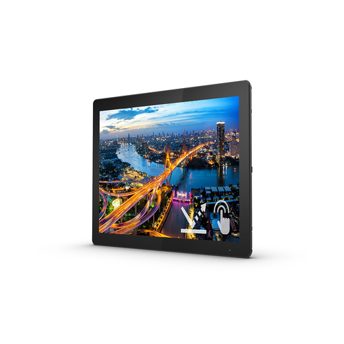foto del prodotto philips b line 172b1tfl 00 monitor pc 43,2 cm 17 1280 x 1024 pixel led touch screen nero