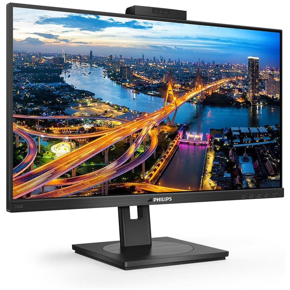 foto del prodotto philips b line 242b1h 00 led display 60,5 cm 23.8 1920 x 1080 pixel full hd nero