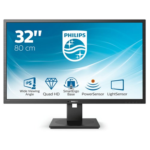 foto del prodotto philips b line 325b1l 00 monitor pc 80 cm 31.5 2560 x 1440 pixel 2k ultra hd lcd nero