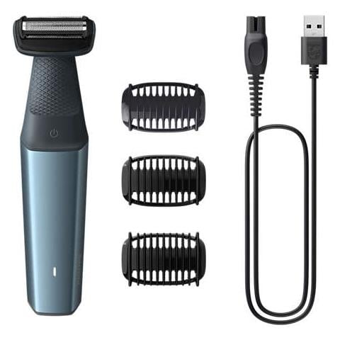 foto del prodotto philips bodygroom series 3000 bg3027 05 rifinitore impermeabile per corpo e inguine