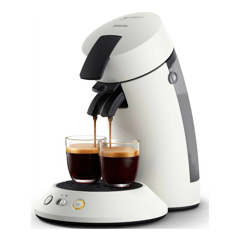 foto del prodotto philips caffettiera a cialde 1bar 1450w bianca csa210 11