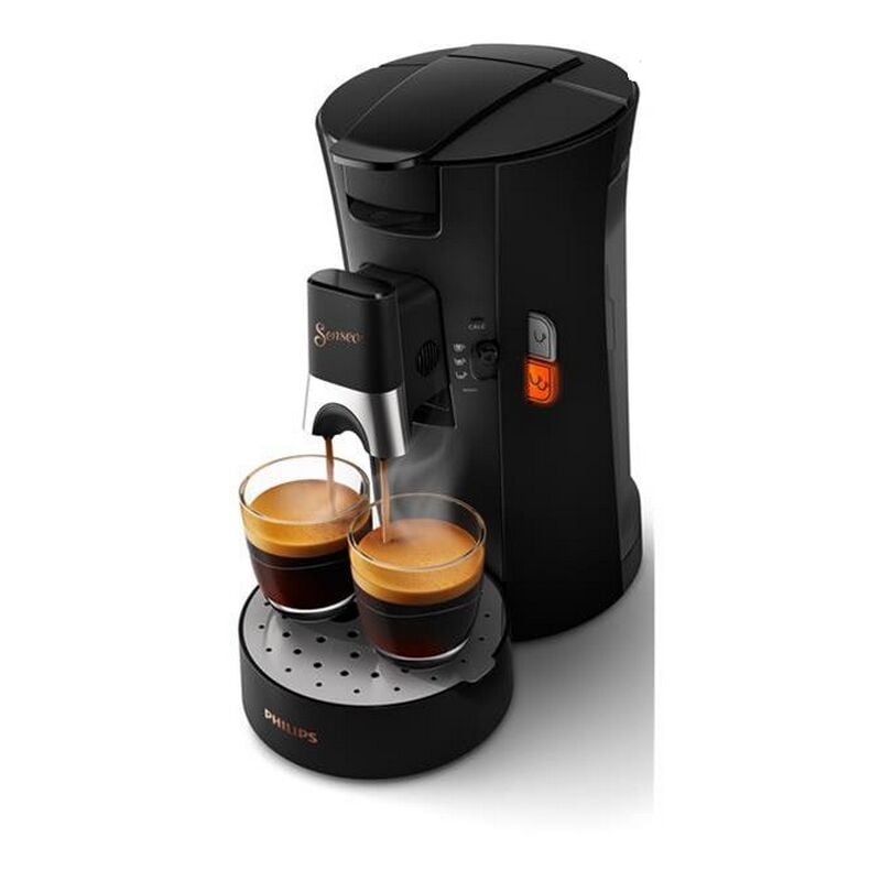 foto del prodotto philips caffettiera a cialde 1bar 1450w nero intenso csa240.61
