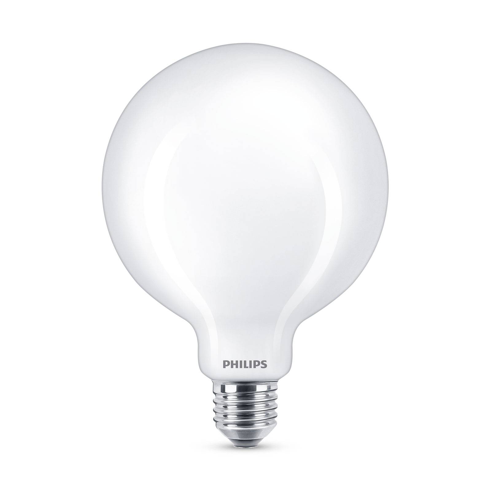 foto del prodotto philips classic lampadina led e27 g120 7w 2.700k opale