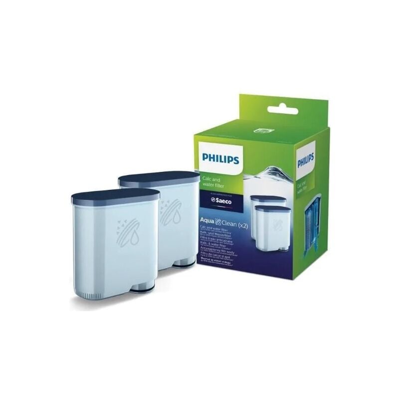 foto del prodotto philips confezione da 2 filtri anticalcare aquaclean originali macchina da caffe, caffettiera 43656718710103818694