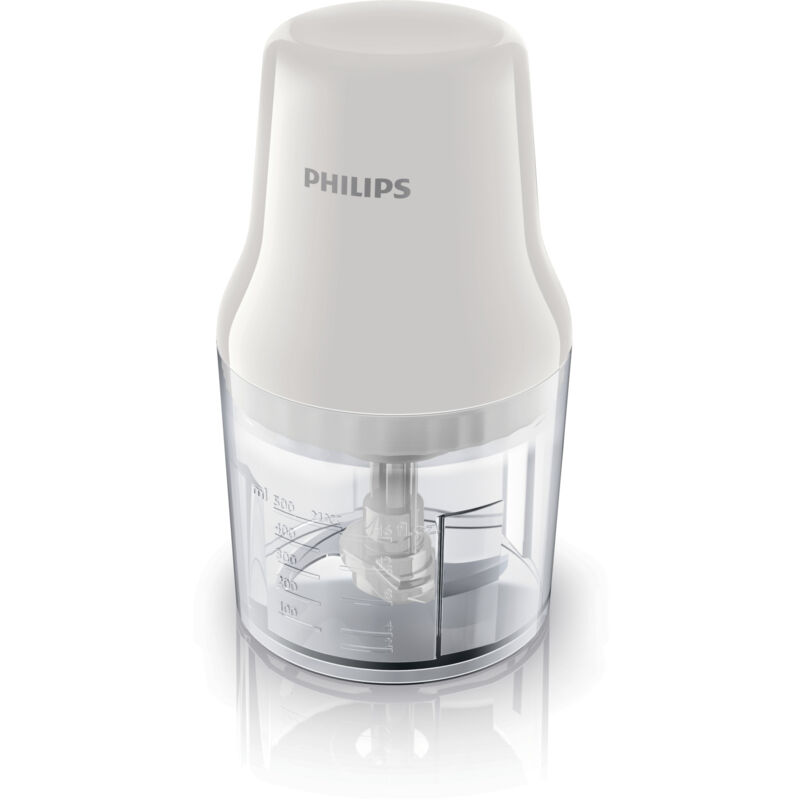 foto del prodotto philips daily collection tritatutto hr1393 00 bianco 0,7l 450w ciotola plastica
