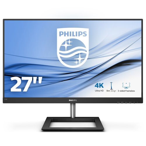 foto del prodotto philips e line 278e1a 00 monitor pc 68,6 cm 27 3840 x 2160 pixel 4k ultra hd lcd nero