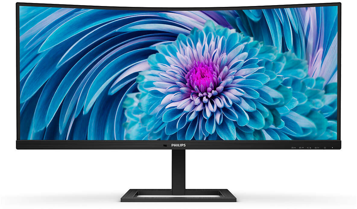 foto del prodotto philips e line 346e2cuae 00 monitor pc 86,4 cm 34 3440 x 1440 pixel wide quad hd lcd nero