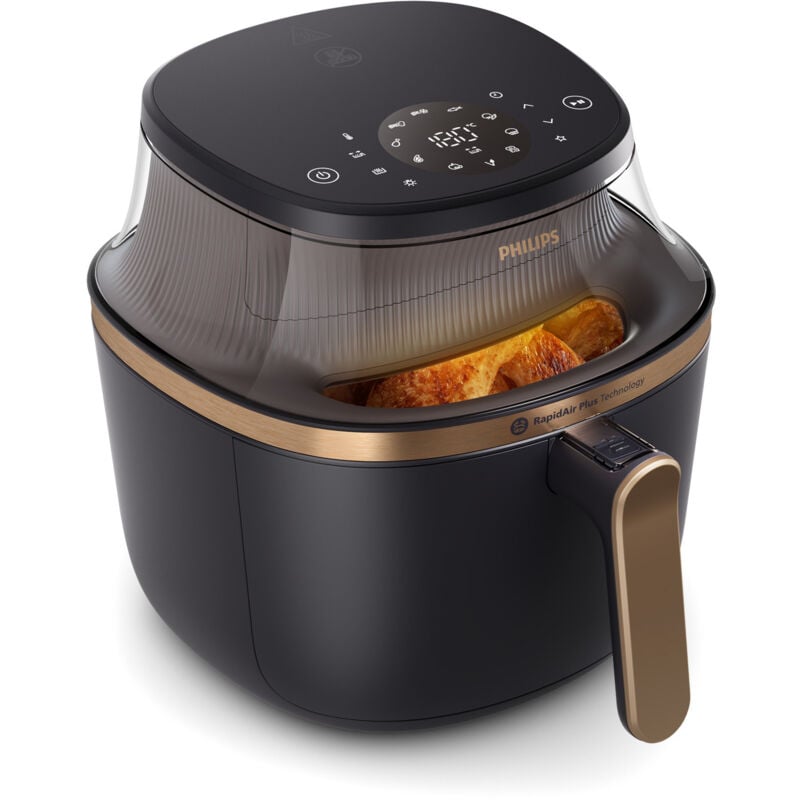 foto del prodotto philips friggitrice ad aria na32200 4,2l 16 programmi rapidairplus nero 1400w