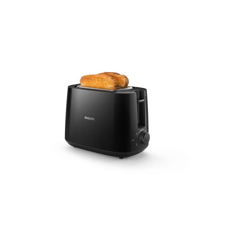 foto del prodotto philips hd2581 90, tostapane, nero, 830w