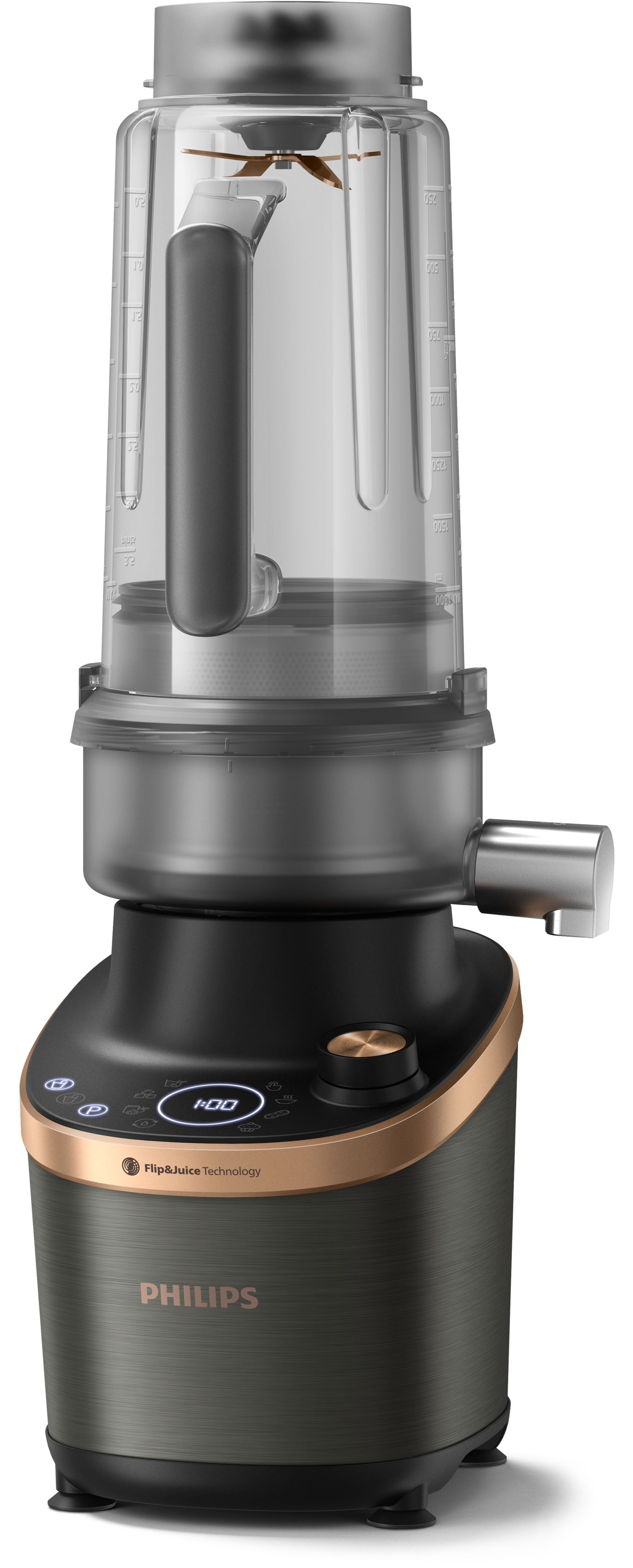 foto del prodotto philips hr3770 00 frullatore frullatore per cottura 1500 w nero, rame