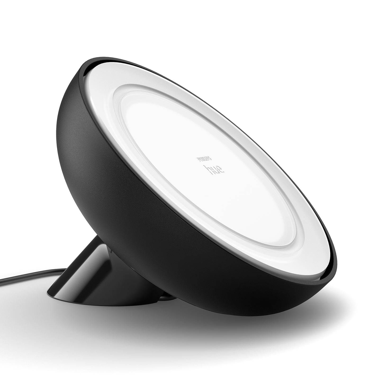 foto del prodotto philips hue bloom da tavolo nero white color