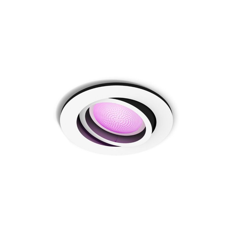 foto del prodotto philips hue faretto ad incasso led orientabile bluetooth centura 5.7w 2000 6500k bianco 31903500