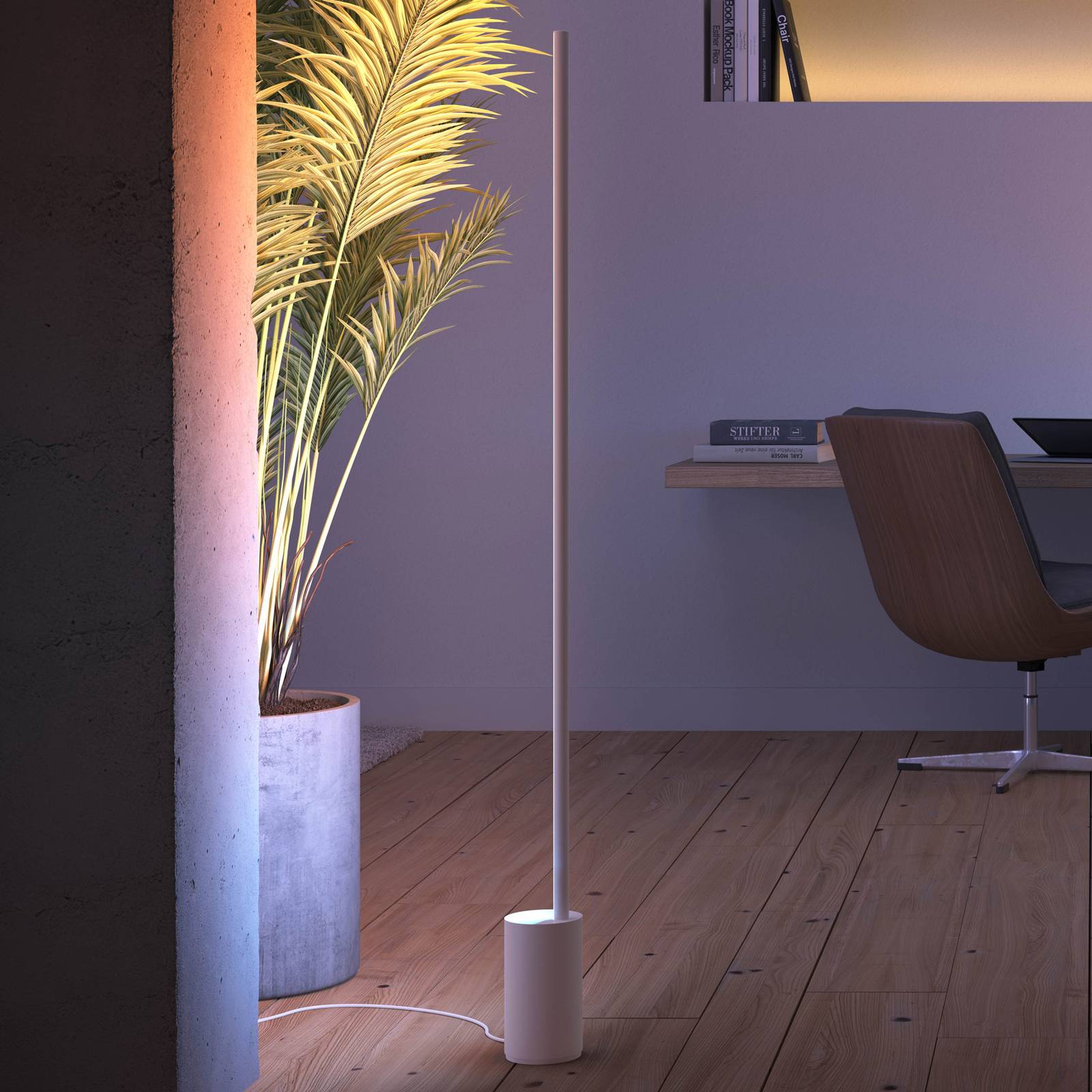 foto del prodotto philips hue gradient signe piantana led bianco