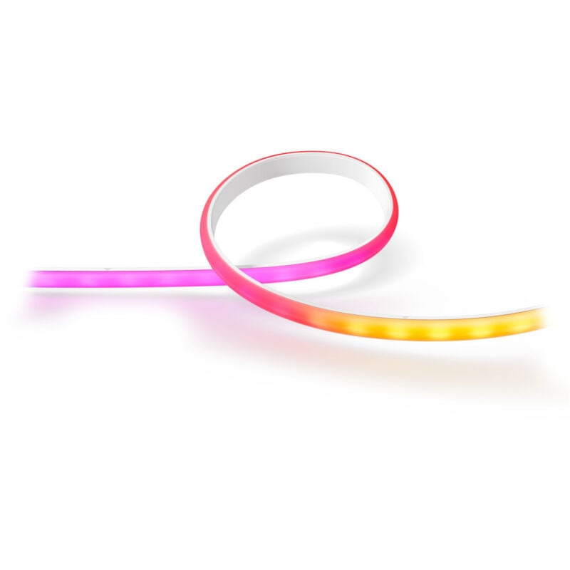 foto del prodotto philips hue - lightstrip gradient 2m smart led dimmerabile bluetooth zigbee 1600lm