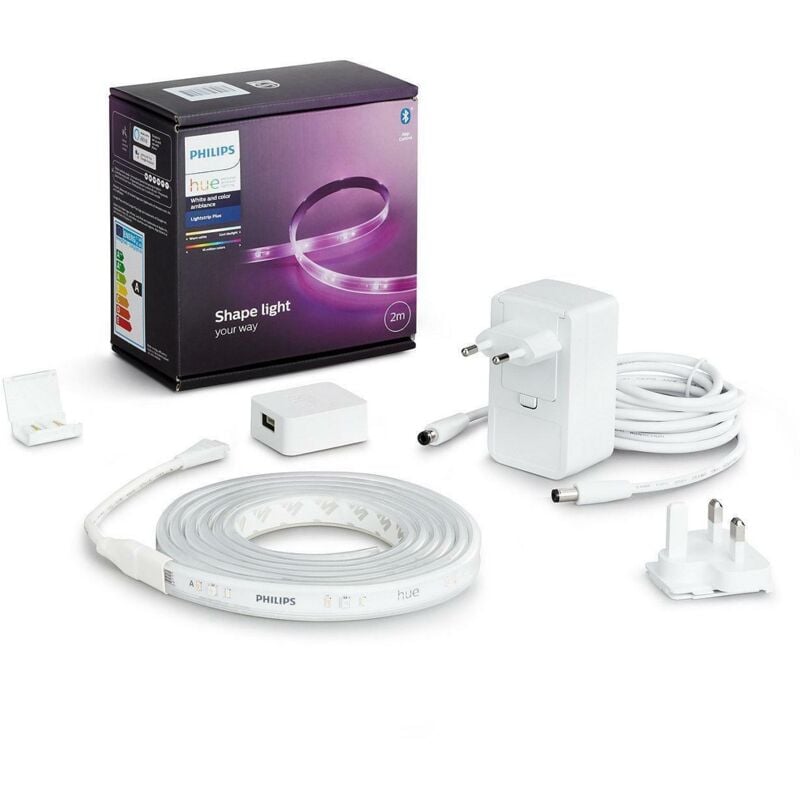 foto del prodotto philips hue - lightstrip plus 2mt 20w 929002269101 7190155ph 70342400